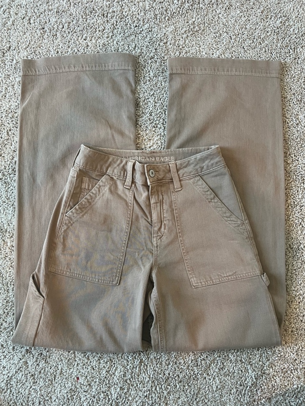 American Eagle Taupe Carpenter Pants